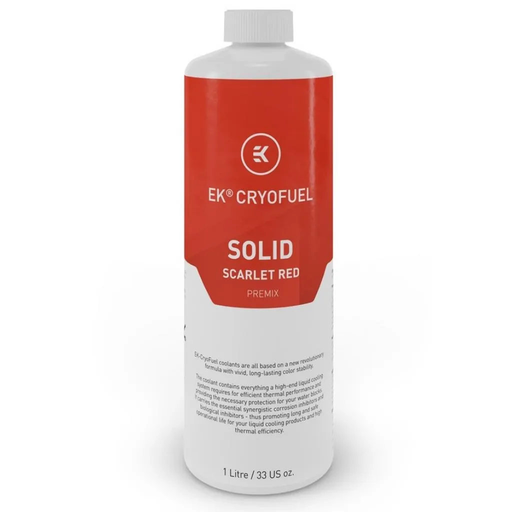 Охолоджуюча рідина Ekwb EK-CryoFuel Solid Scarlet Red (Premix 1000mL) (3831109880333)