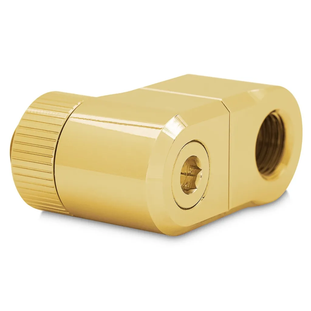 Фитинг для СРО Ekwb EK-Quantum Torque Double Rotary Offset 28 - Gold (3831109893494)