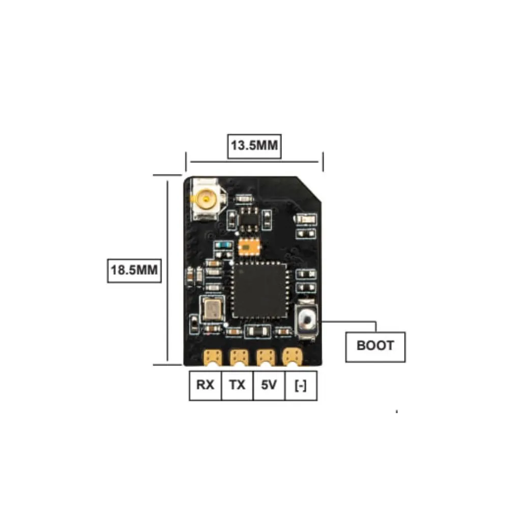 Передатчик и приемник для дрона Приемник (RX) XF DBR1 ExpressLRS 915MHz Receiver (HP0157.0085)