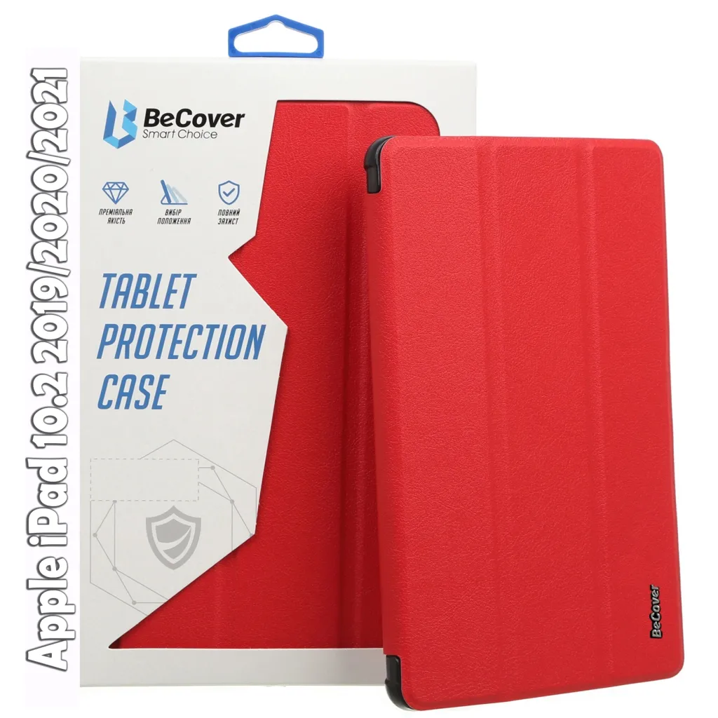 Чехла для планшета BeCover Smart Case Apple iPad 10.2 2019/2020/2021 Red (704134)