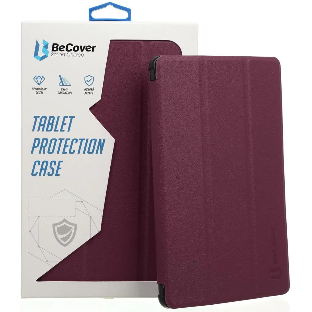  BeCover Smart Case Samsung Galaxy Tab S7 (SM-T875)/S8 (SM-X700/SM-X706) Red Wine (705224)