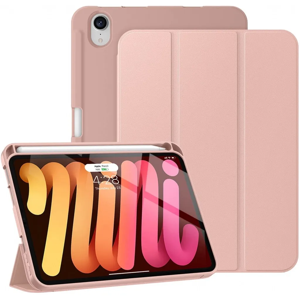 Чохол для планшета BeCover Soft TPU Pencil Apple iPad mini 6 2021 Pink (706758)