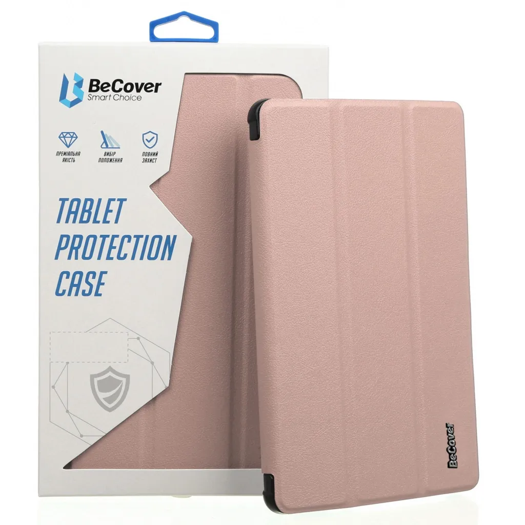 Чохол для планшета BeCover Tri Fold Hard Apple iPad mini 6 2021 Pink (706857)