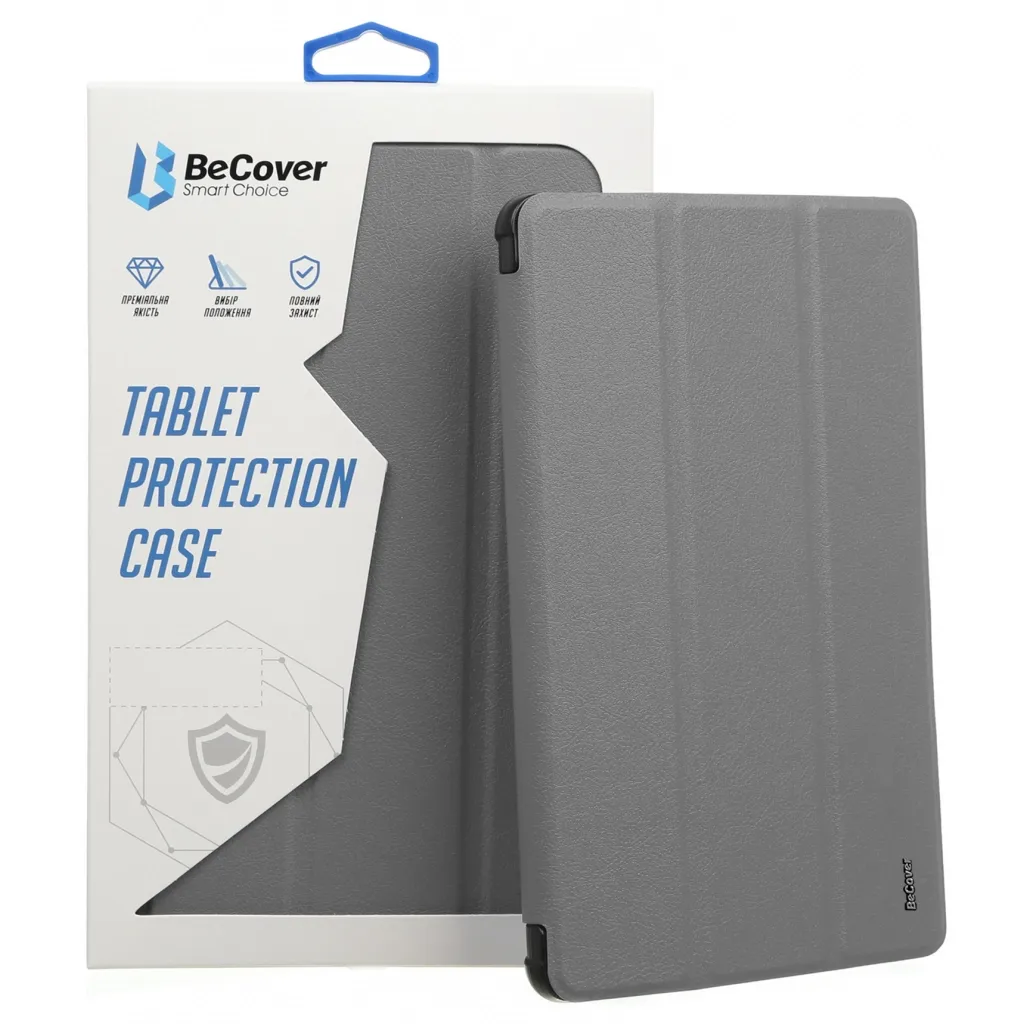  BeCover Tri Fold Soft TPU Apple iPad mini 6 2021 Gray (706722)