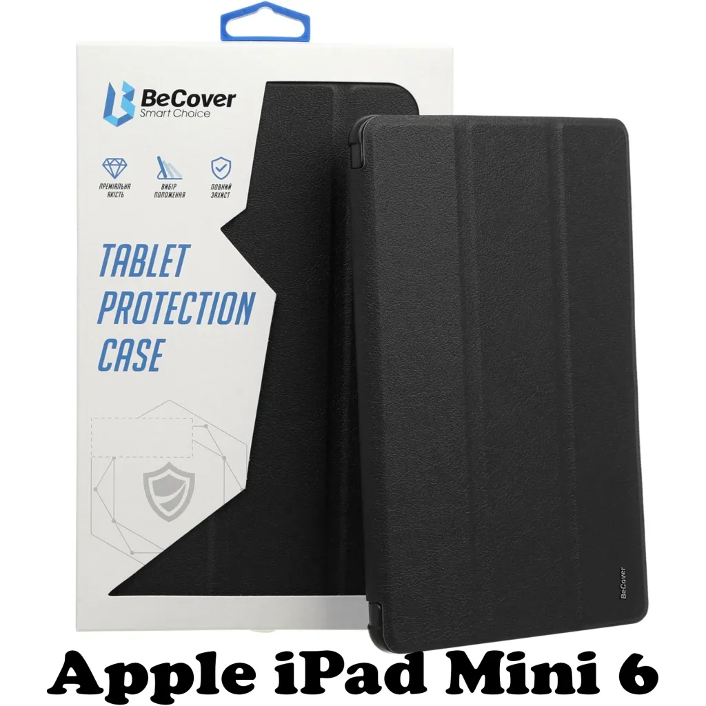 Чехла для планшета BeCover Apple iPad Mini 6 Black (707519)