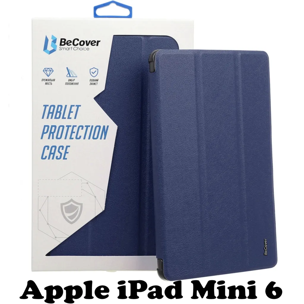 Чехла для планшета BeCover Apple iPad Mini 6 Deep Blue (707520)