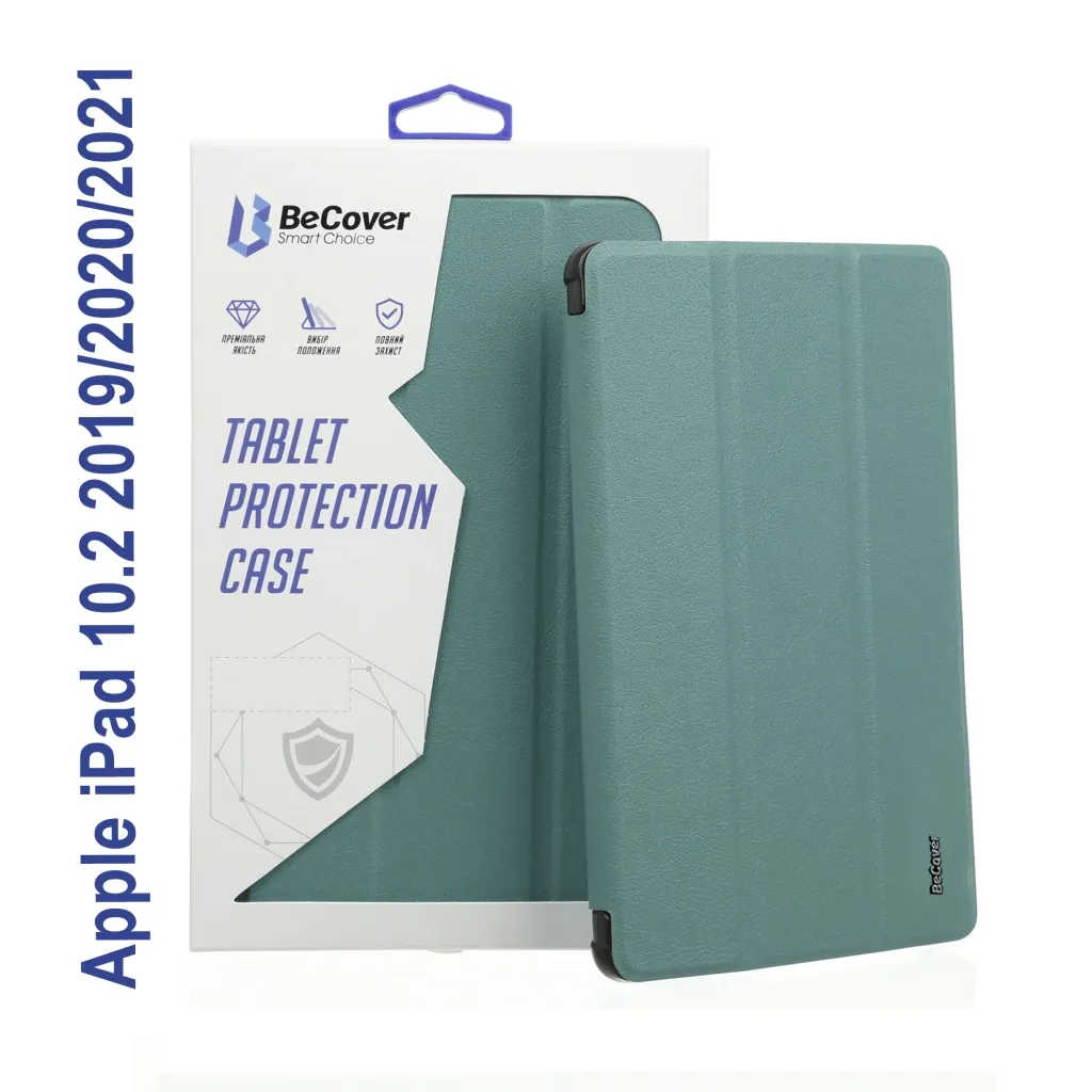 Чохол для планшета BeCover Soft Edge Pencil mount Apple iPad 10.2 2019/2020/2021 Dark G (706811)