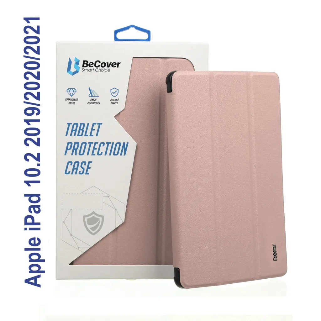 Чохол для планшета BeCover Soft Edge Pencil mount Apple iPad 10.2 2019/2020/2021 Pink (706815)