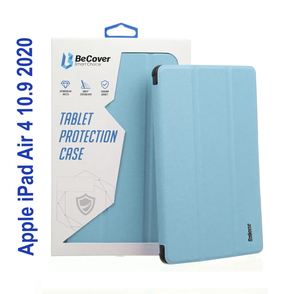  BeCover Soft Edge Pencil mount Apple iPad Air 4 10.9 2020/2021 Light Blue (706821)