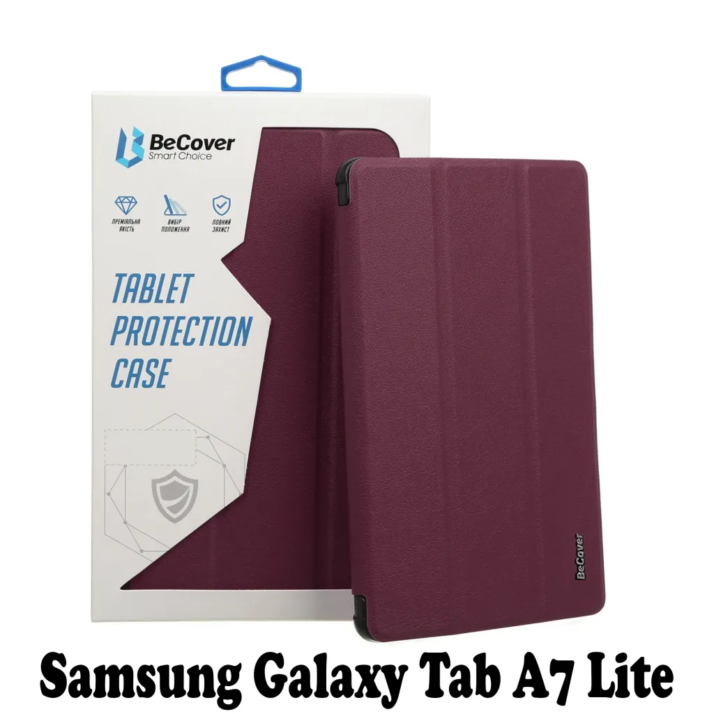 Чехла для планшета BeCover Smart Case Samsung Galaxy Tab A7 Lite SM-T220 / SM-T225 Red (707591)