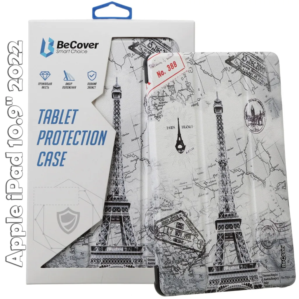 Чохол для планшета BeCover Smart Case Apple iPad 10.9" 2022 Paris (709197)