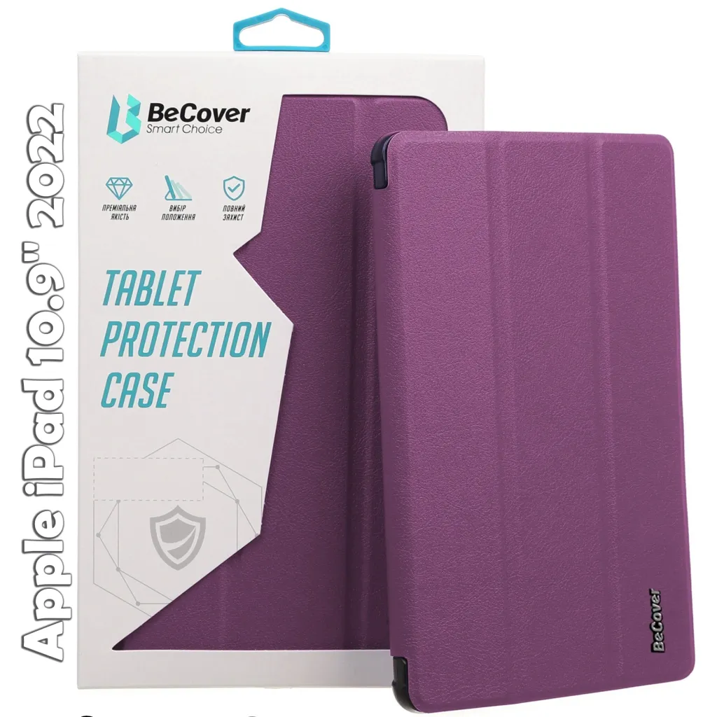  BeCover Smart Case Apple iPad 10.9" 2022 Purple (709202)