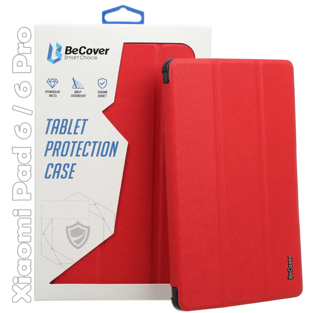 Чехла для планшета BeCover Smart Case Xiaomi Mi Pad 6 / 6 Pro 11" Red (709502)