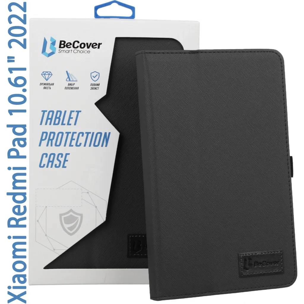  BeCover Slimbook Xiaomi Redmi Pad 10.61" 2022 Black (708341)