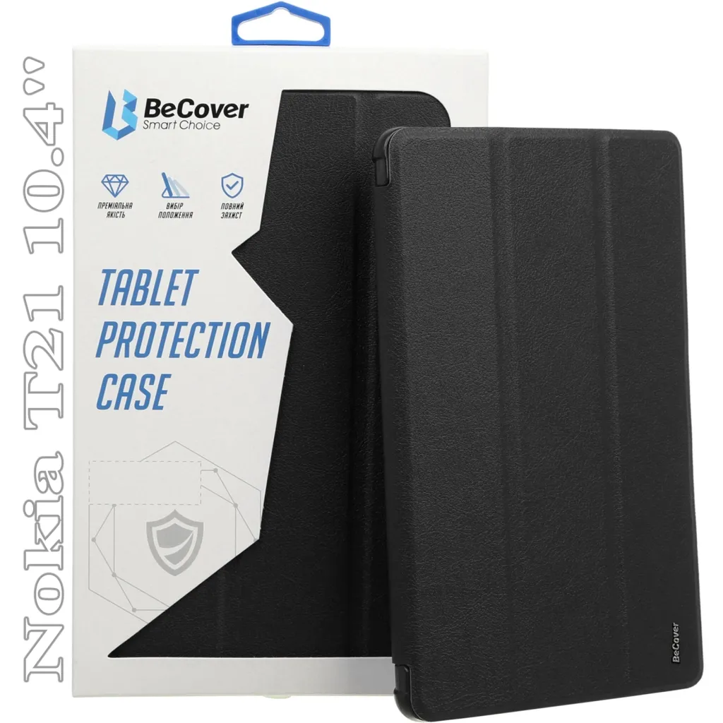  BeCover Smart Case Nokia T21 10.4" Black (709555)