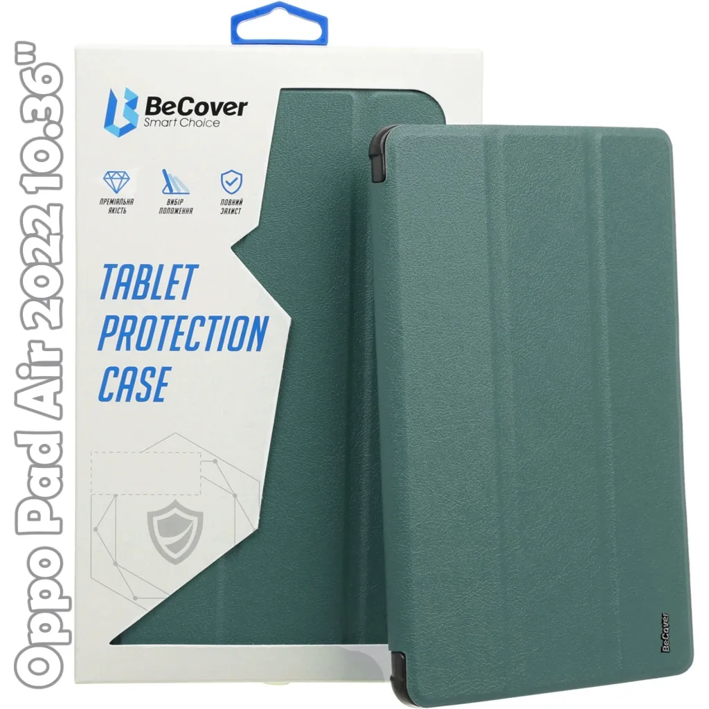  BeCover Smart Case Oppo Pad Air 2022 10.36" Dark Green (709513)