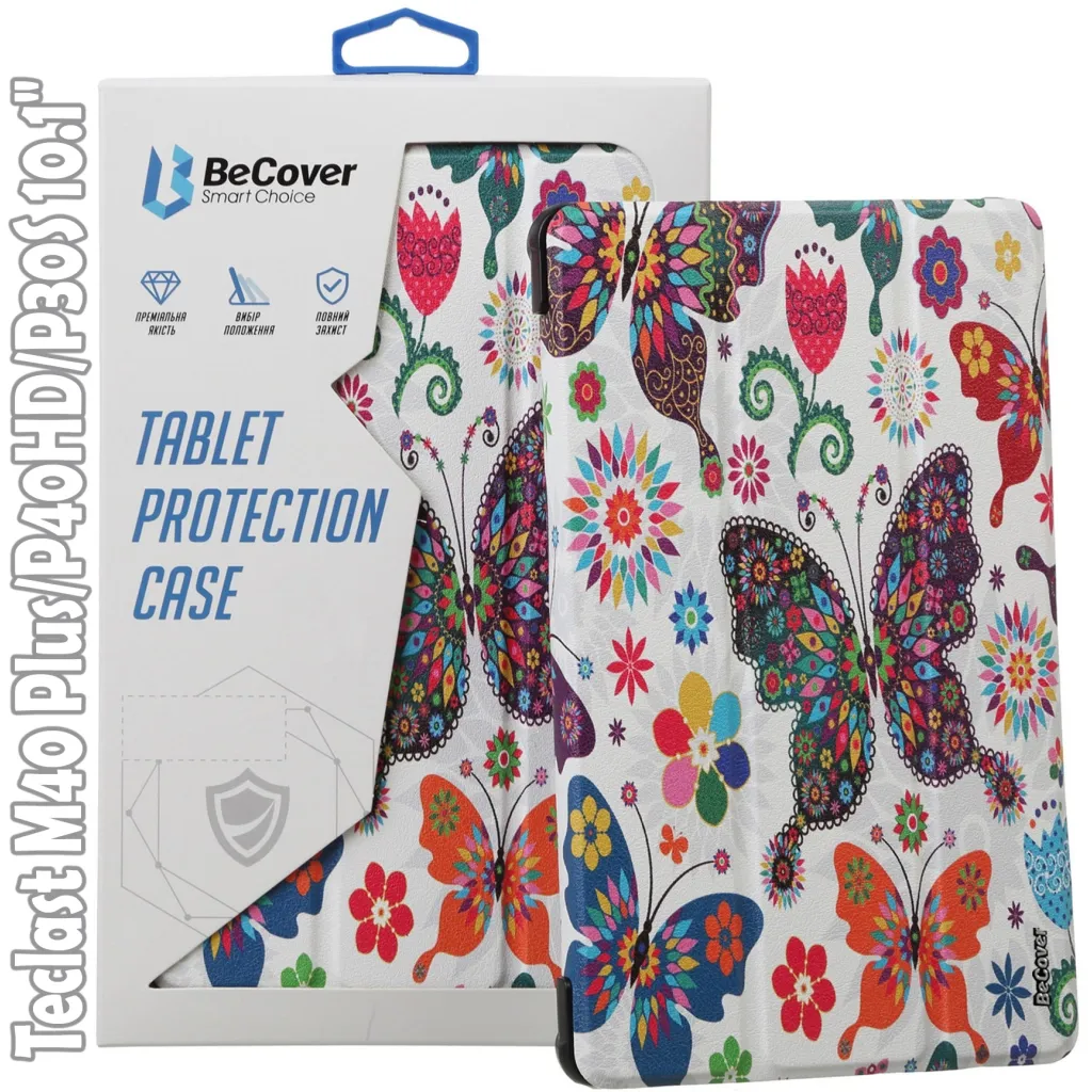 Чехла для планшета BeCover Smart Case Teclast M40 Plus/P40HD/P30S 10.1" Butterfly (709538)