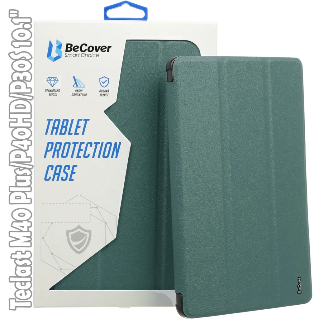 Чохол для планшета BeCover Smart Case Teclast M40 Plus/P40HD/P30S 10.1" Dark Green (709539)