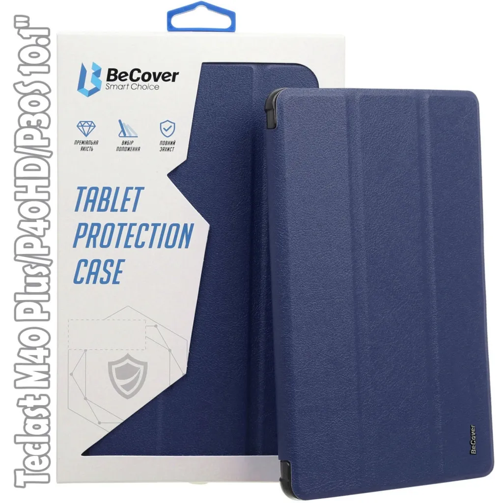 Чехла для планшета BeCover Smart Case Teclast M40 Plus/P40HD/P30S 10.1" Deep Blue (709537)