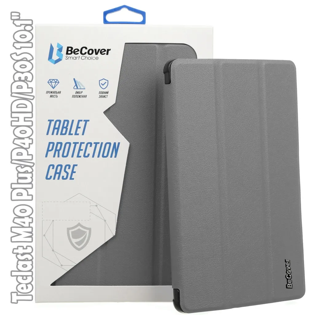 Чехла для планшета BeCover Smart Case Teclast M40 Plus/P40HD/P30S 10.1" Gray (709543)