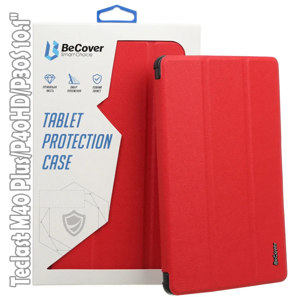 Чехла для планшета BeCover Smart Case Teclast M40 Plus/P40HD/P30S 10.1" Red (709548)