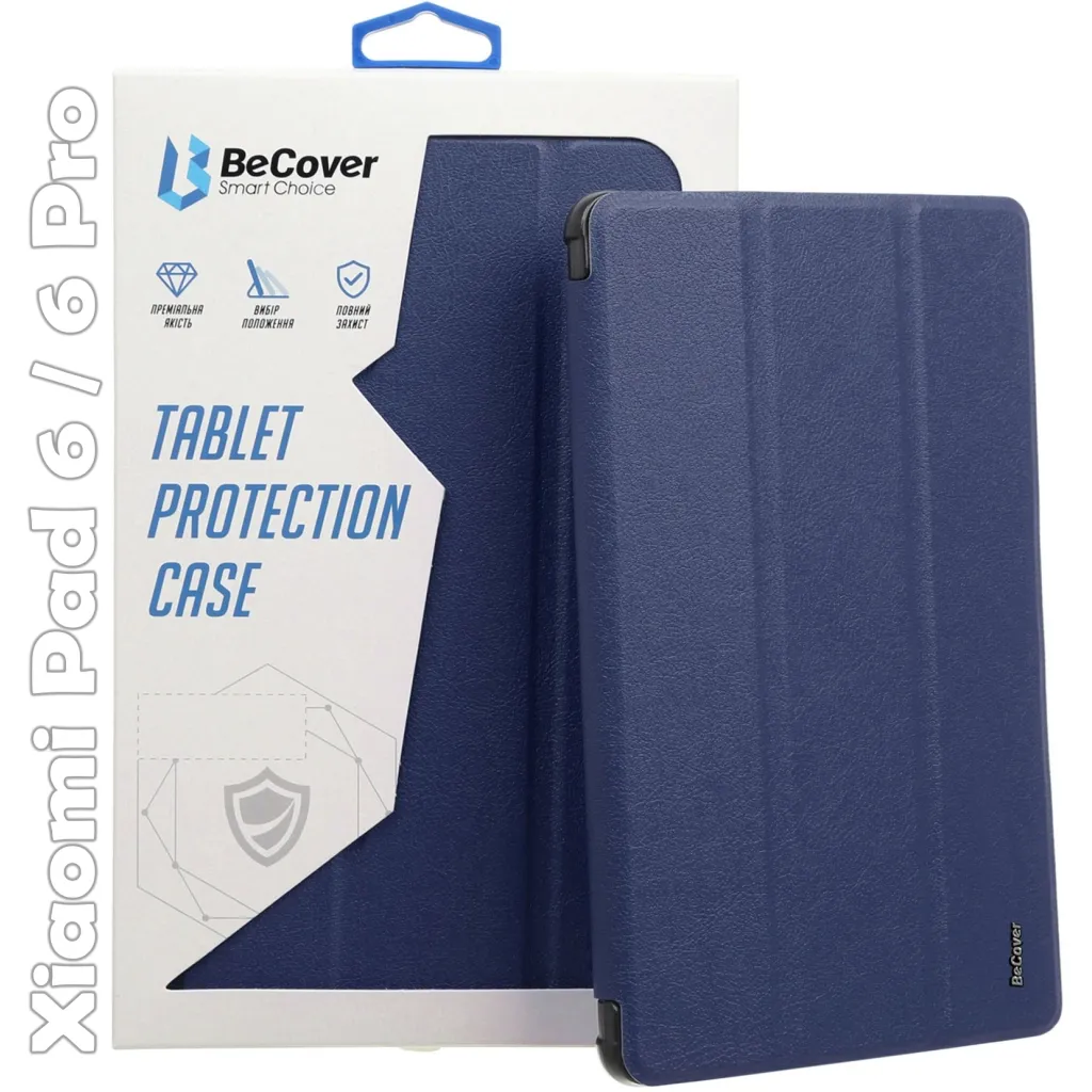 Чехла для планшета BeCover Smart Case Xiaomi Mi Pad 6 / 6 Pro 11" Deep Blue (709491)