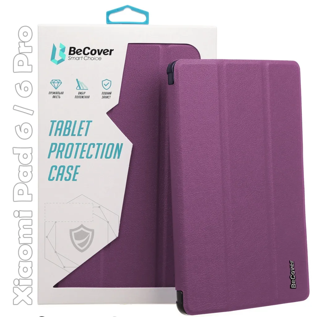 Чехла для планшета BeCover Smart Case Xiaomi Mi Pad 6 / 6 Pro 11" Purple (709501)