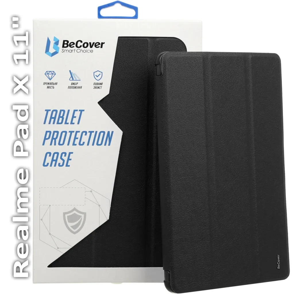 Чехла для планшета BeCover Smart Case Realme Pad X 11" Black (709603)