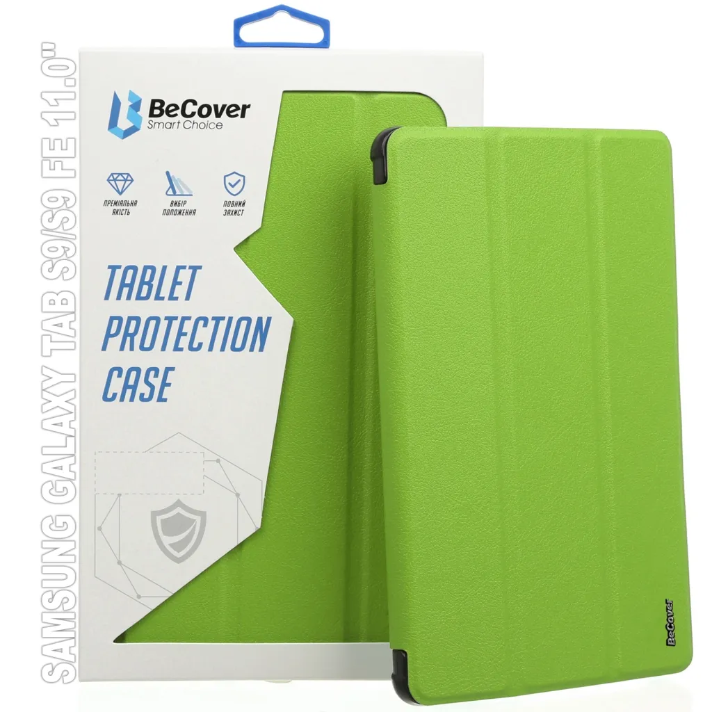  BeCover Smart Case Samsung Galaxy Tab S9 (SM-X710/SM-X716)/S9 FE (SM-X510/SM-X516B) 11.0" Green (710135)