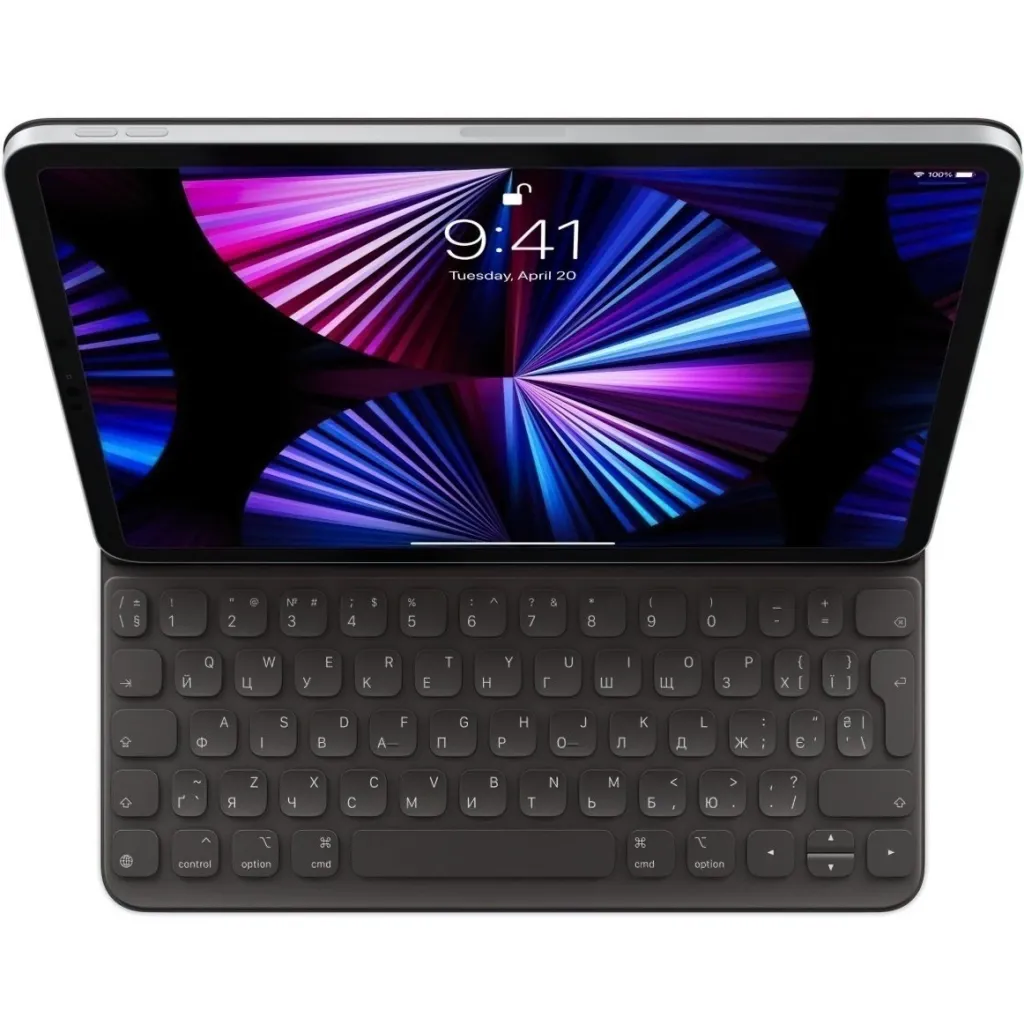 Чехла для планшета Apple Smart Keyboard Folio for iPad Air (5th generation) and iPad Pro 11-inch (3rd generation) - Ukrai (MXNK2UA/A)