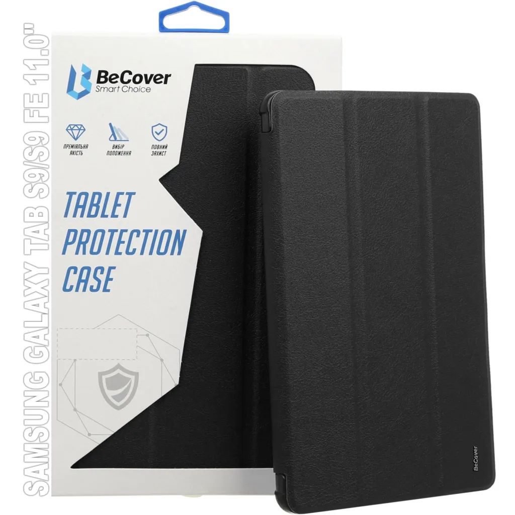 Чохол для планшета BeCover Smart Case Samsung Tab S9 (SM-X710/SM-X716)/S9 FE (SM-X510/SM-X516B) 11.0" Black (709890)