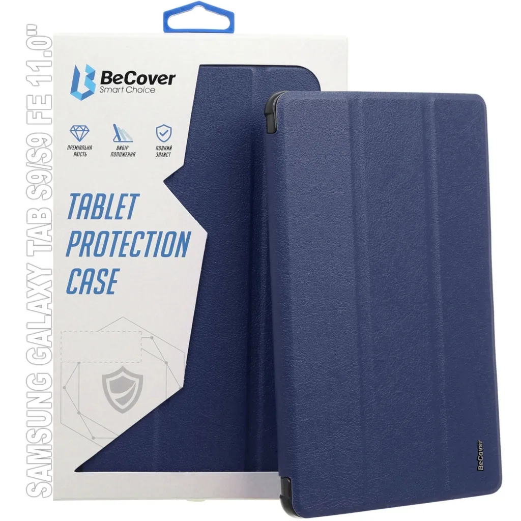 Чохол для планшета BeCover Smart Case Samsung Tab S9 (SM-X710/SM-X716)/S9 FE (SM-X510/SM-X516B) 11.0" Deep Blue (709891)