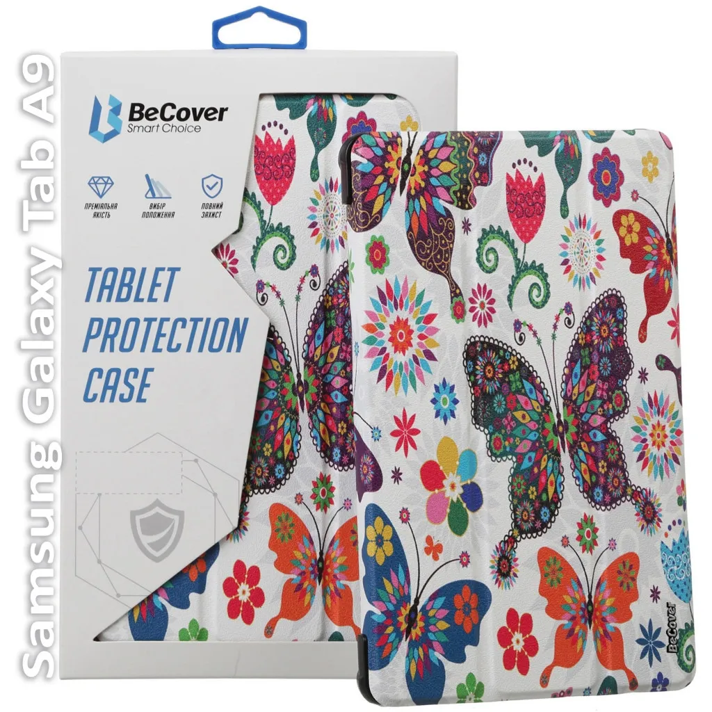 Чехла для планшета BeCover Smart Case Samsung Tab A9 SM-X115 8.7" Butterfly (709912)