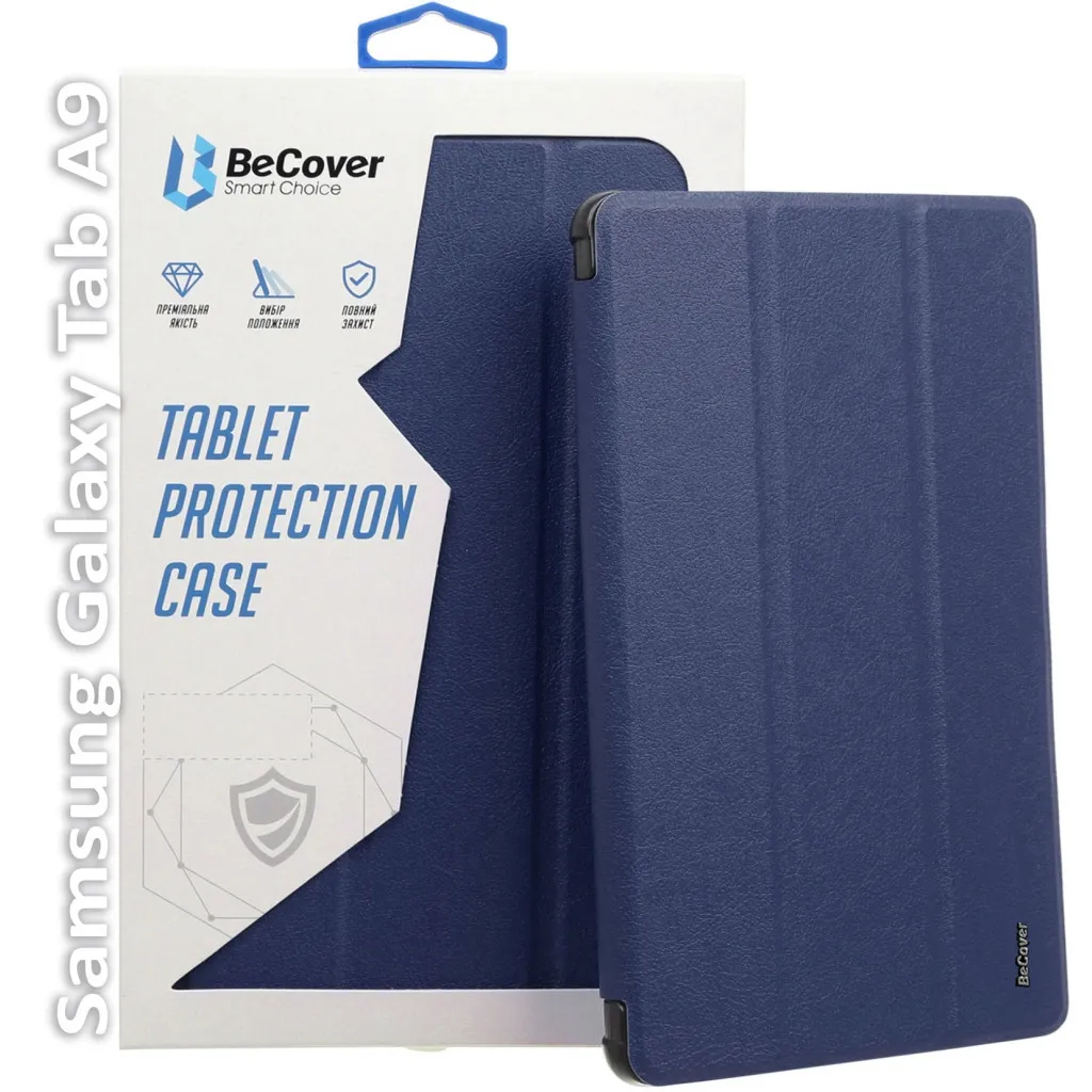 Чехла для планшета BeCover Smart Case Samsung Tab A9 SM-X115 8.7" Deep Blue (709903)