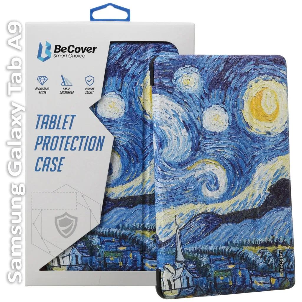 Чехла для планшета BeCover Smart Case Samsung Tab A9 SM-X115 8.7" Night (709920)