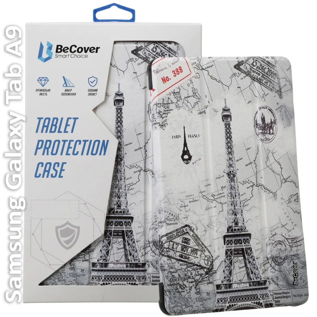 Чехла для планшета BeCover Smart Case Samsung Tab A9 SM-X115 8.7" Paris (709916)