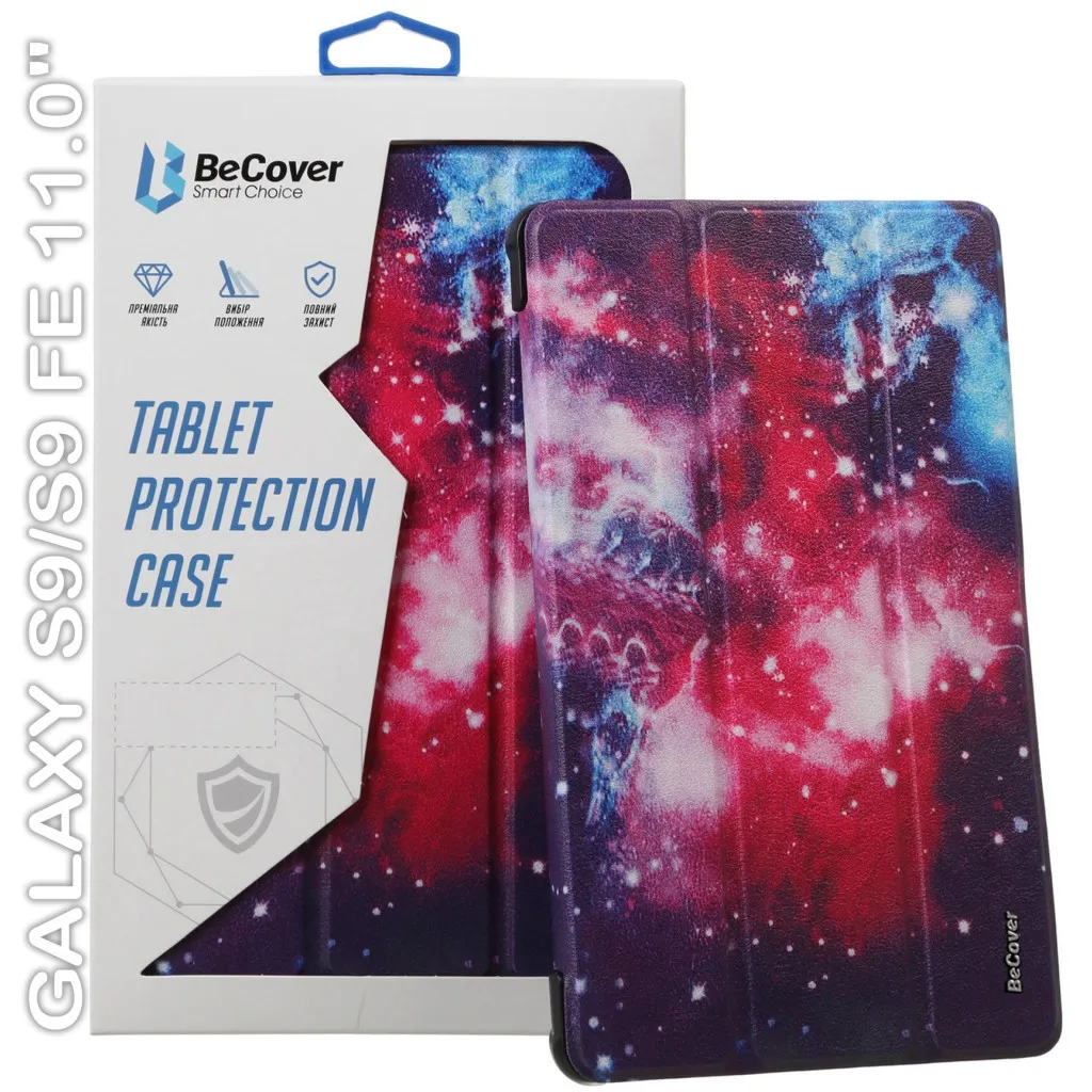 Чехла для планшета BeCover Smart Case Samsung Tab S9 (SM-X710/SM-X716)/S9 FE (SM-X510/SM-X516B) 11.0" Space (710422)