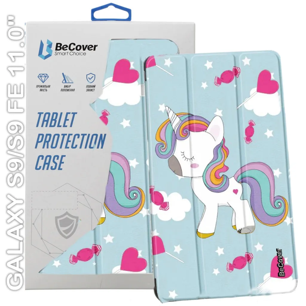  BeCover Smart Case Samsung Tab S9 (SM-X710/SM-X716)/S9 FE (SM-X510/SM-X516B) 11.0" Unicorn (710425)