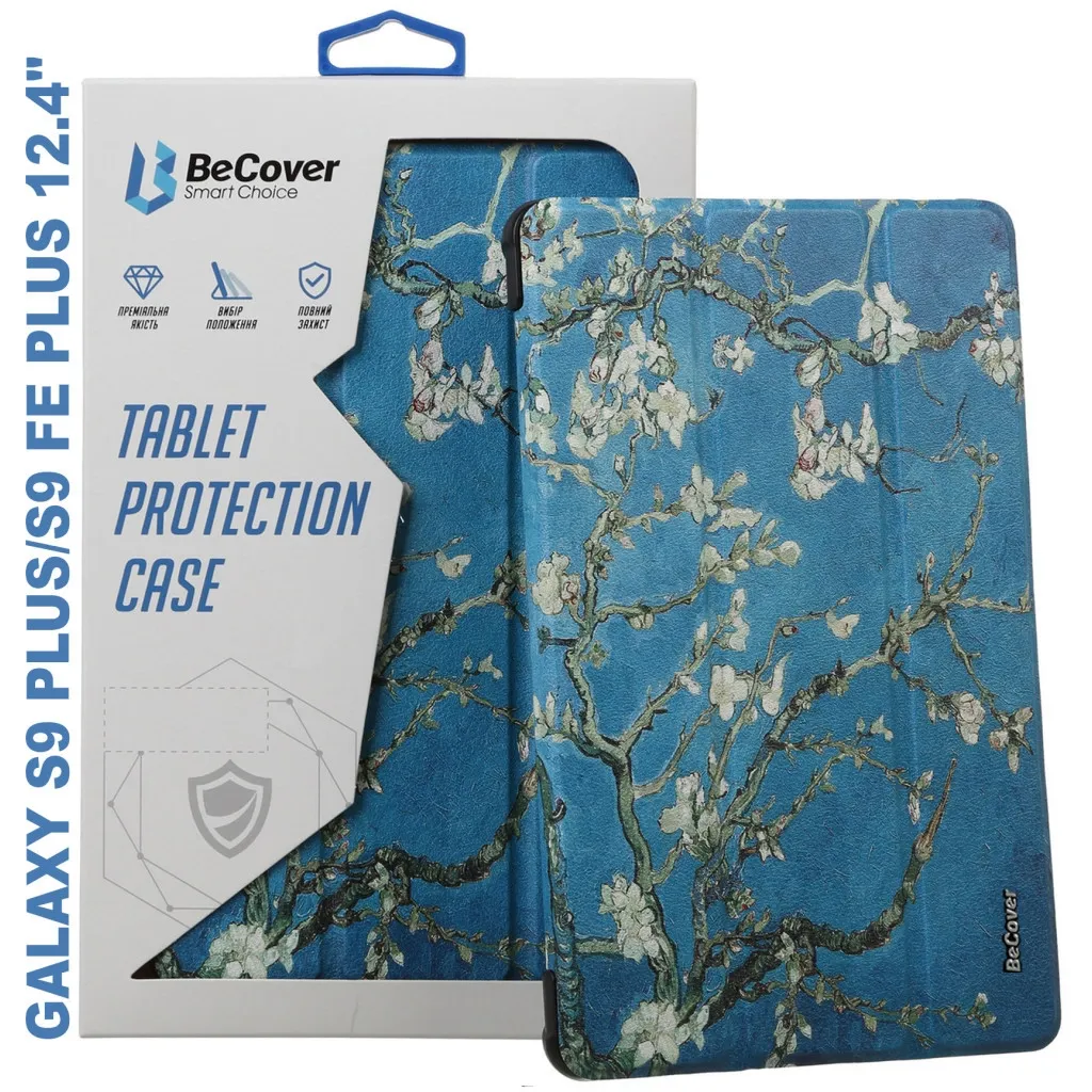 Чехла для планшета BeCover Smart Case Samsung Tab S9 Plus (SM-X810/SM-X816)/S9 FE Plus (SM-X610/SM-X616) 12.4" Spring (710383)