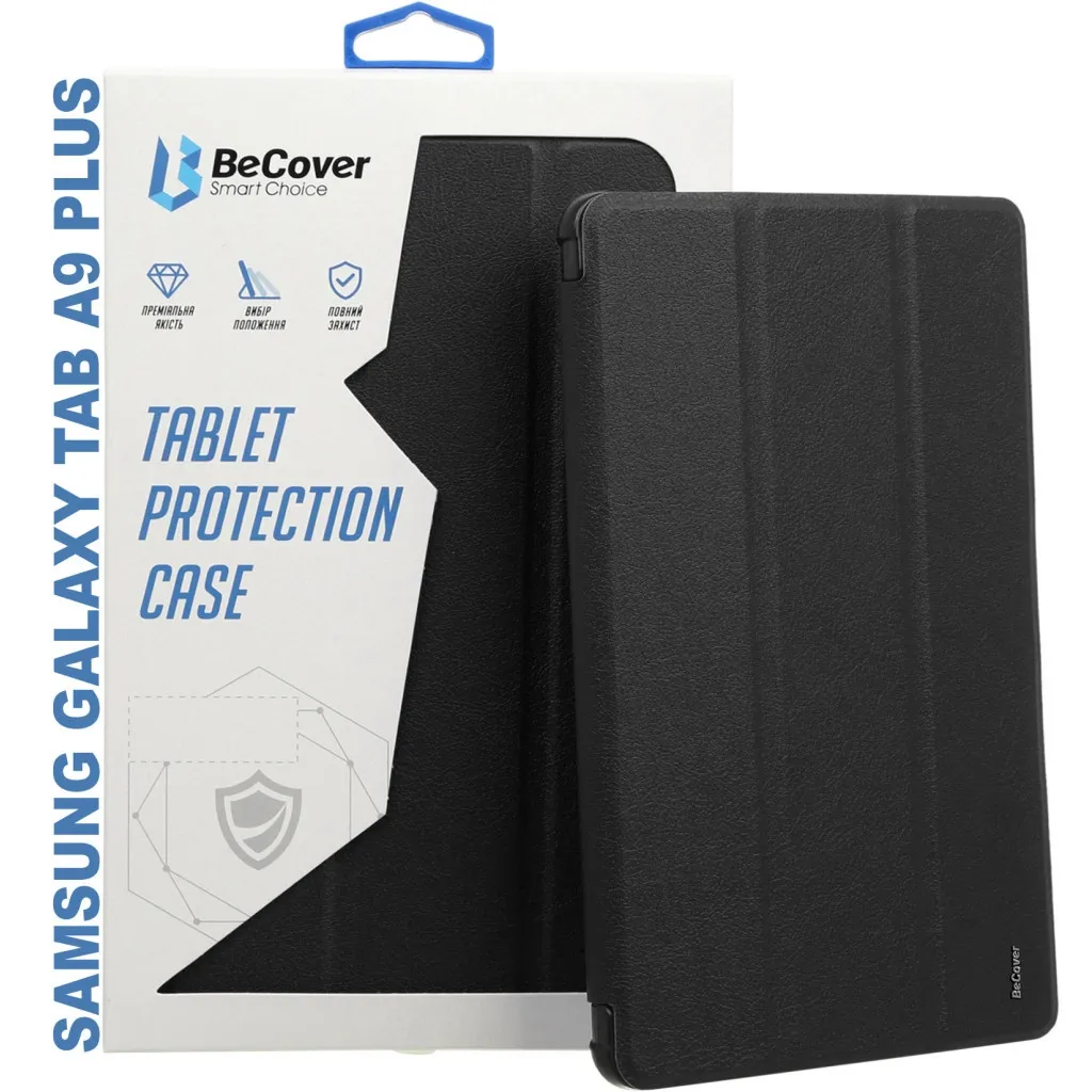 Чехла для планшета BeCover Flexible TPU Mate Samsung Tab A9 Plus SM-X210/SM-X215/SM-X216 11.0" Black (710341)