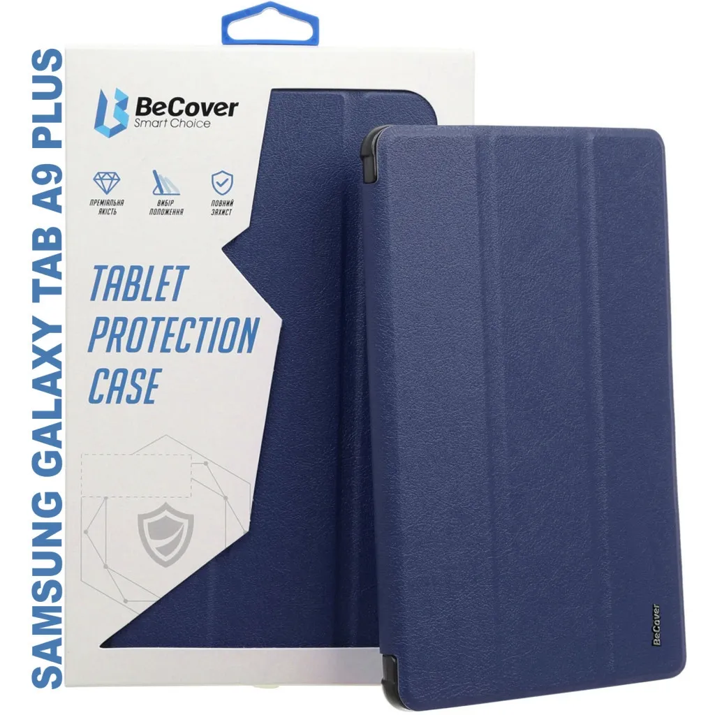 Чехла для планшета BeCover Flexible TPU Mate Samsung Tab A9 Plus SM-X210/SM-X215/SM-X216 11.0" Deep Blue (710342)