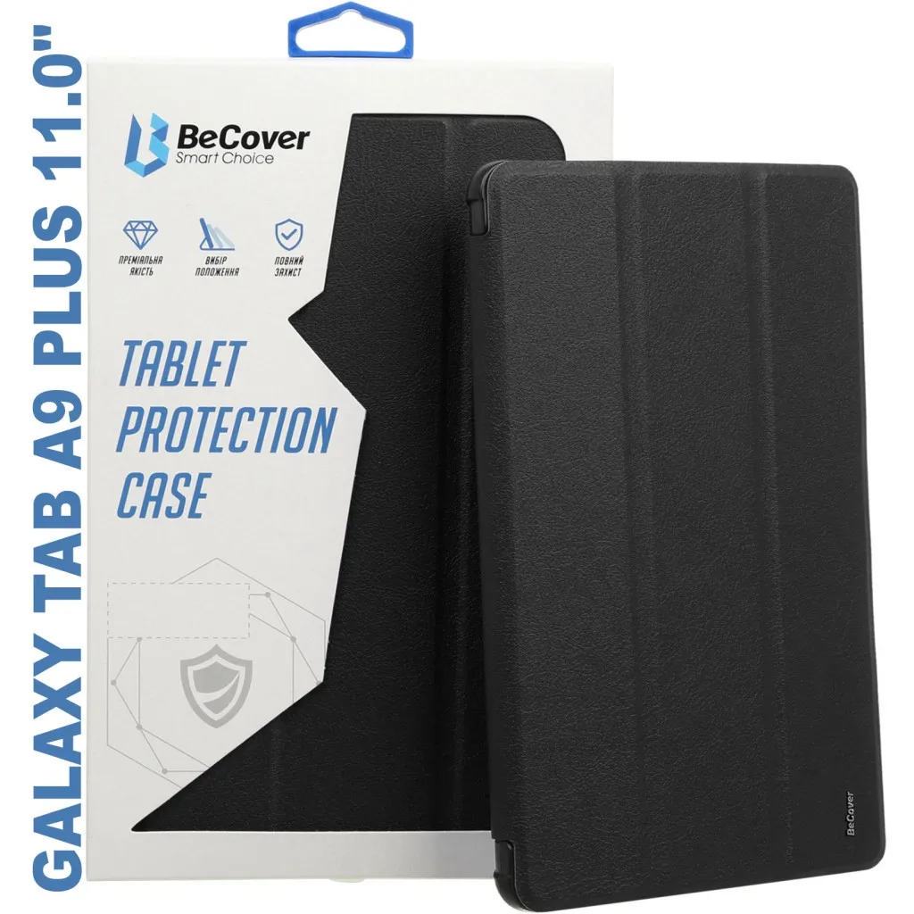 Чехла для планшета BeCover Soft Edge stylus holder Samsung Tab A9 Plus SM-X210/SM-X215/SM-X216 11.0" Black (710366)