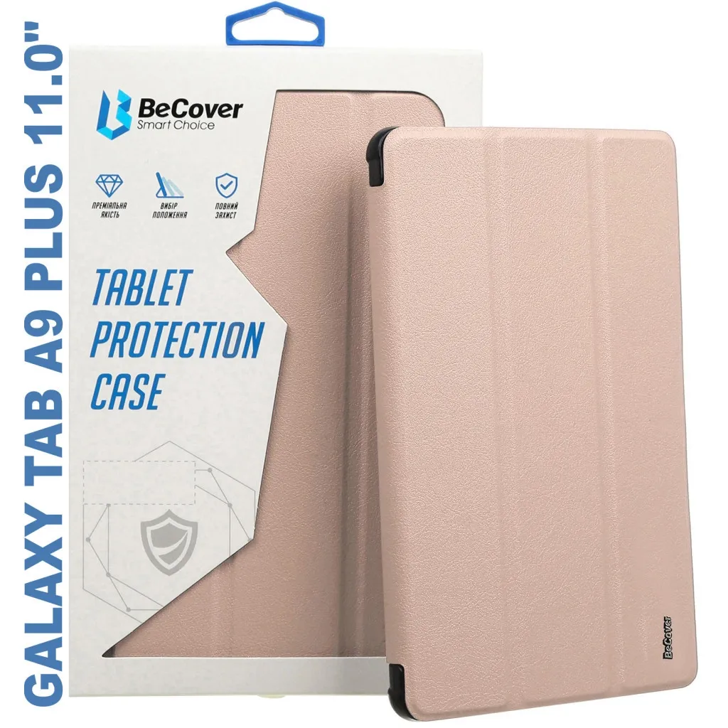 Чохол для планшета BeCover Soft Edge stylus holder Samsung Tab A9 Plus SM-X210/SM-X215/SM-X216 11.0" Pink (710370)