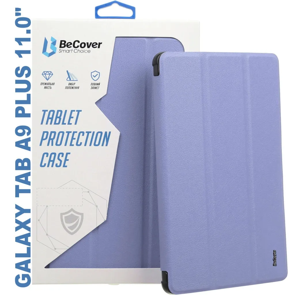 Чехла для планшета BeCover Soft Edge stylus holder Samsung Tab A9 Plus SM-X210/SM-X215/SM-X216 11.0" Purple (710371)