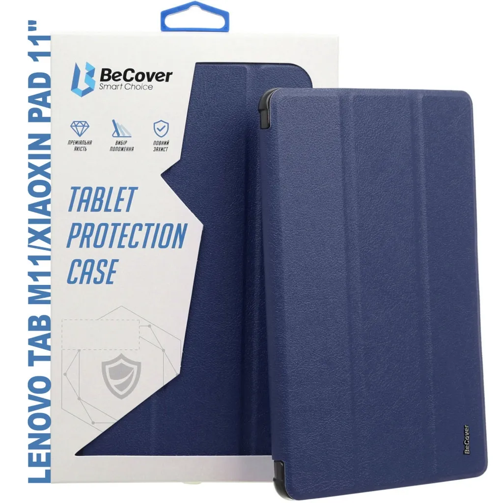 Чохол для планшета BeCover Smart Case Lenovo Tab M11 (2024) TB-TB330FU/Xiaoxin Pad 11 (2024) 11" Deep Blue (710455)