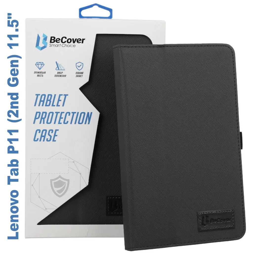 Чехла для планшета BeCover Slimbook Lenovo Tab P11 (2nd Gen) (TB-350FU/TB-350XU) 11.5" Black (710118)