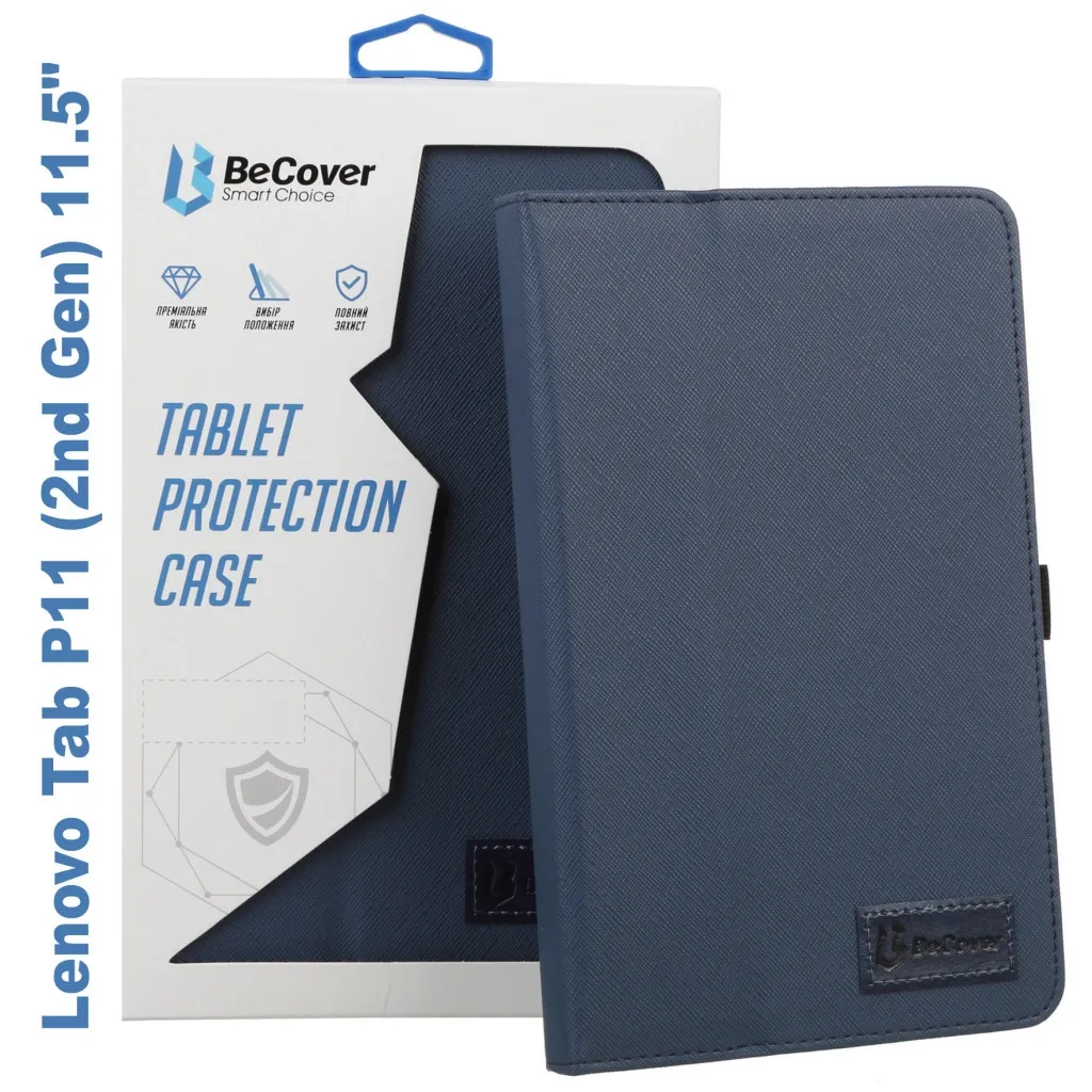 Чехла для планшета BeCover Slimbook Lenovo Tab P11 (2nd Gen) (TB-350FU/TB-350XU) 11.5" Deep Blue (710119)