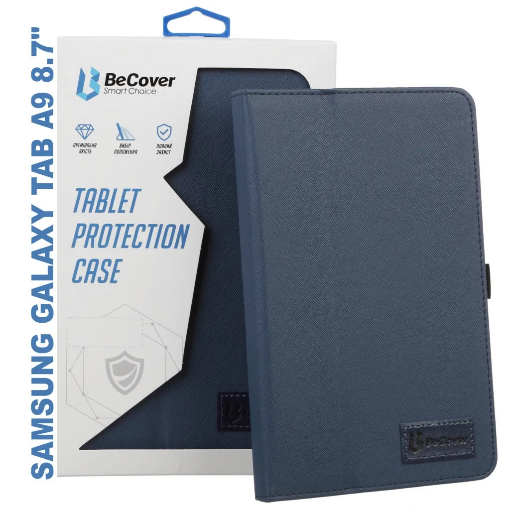 Чохол для планшета BeCover Slimbook Samsung Galaxy Tab A9 SM-X115 8.7" Deep Blue (710121)