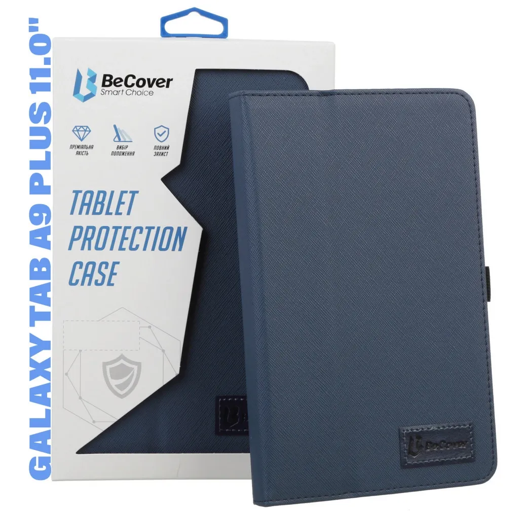 Чохол для планшета BeCover Slimbook Samsung Galaxy Tab A9 Plus SM-X210/SM-X215/SM-X216 11.0" Deep Blue (710687)