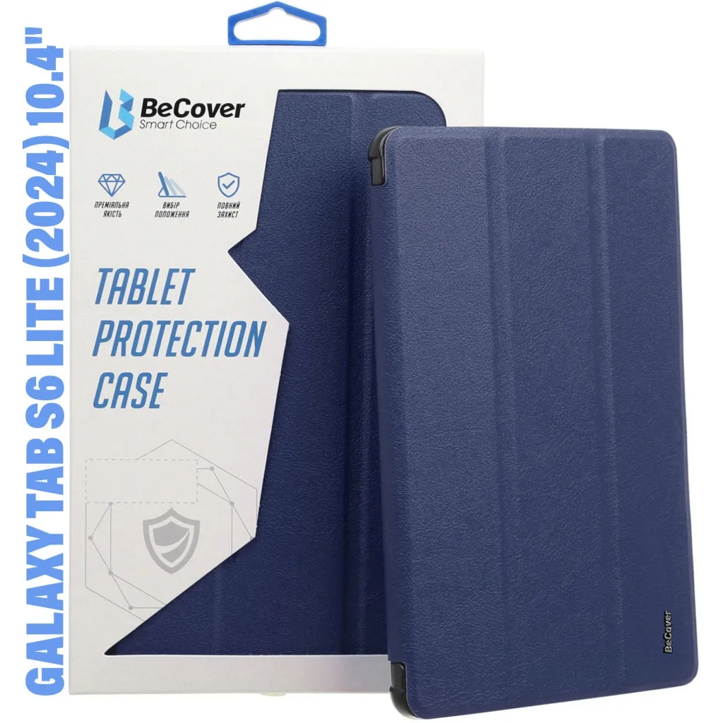 Чохол для планшета BeCover Smart Case Samsung Tab S6 Lite (2024) 10.4" P620/P625/P627 Deep Blue (710813)